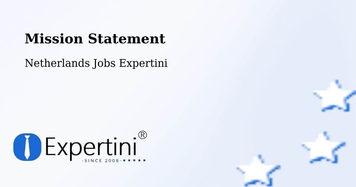 Corporate Mission – Naarden - Netherlands Jobs Expertini